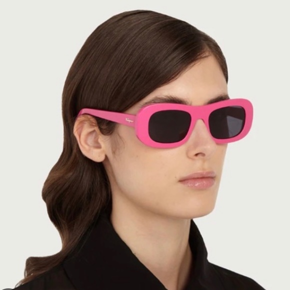 Salvatore Ferragamo Pink Unisex Sunglasses main image 6